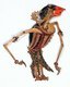 Indonesia: Wayang Kulit ('shadow puppet') figure from the ancient Hindu epic, Ramayana