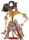 Indonesia: Figure of Antareja, wayang kulit ('shadow puppet') character from the ancient Hindu epic, Ramayana